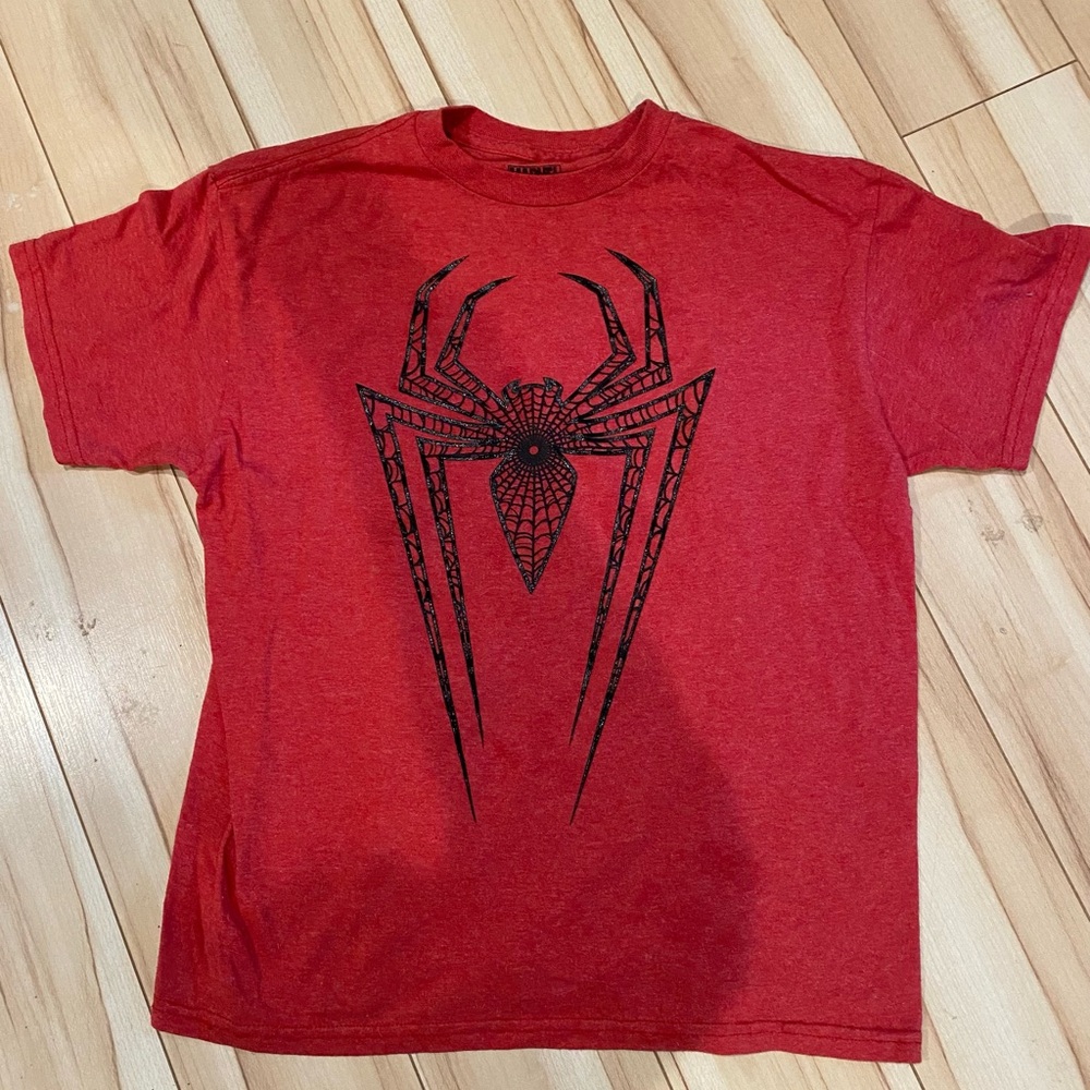 GAP Red Tee with Black Spider Design